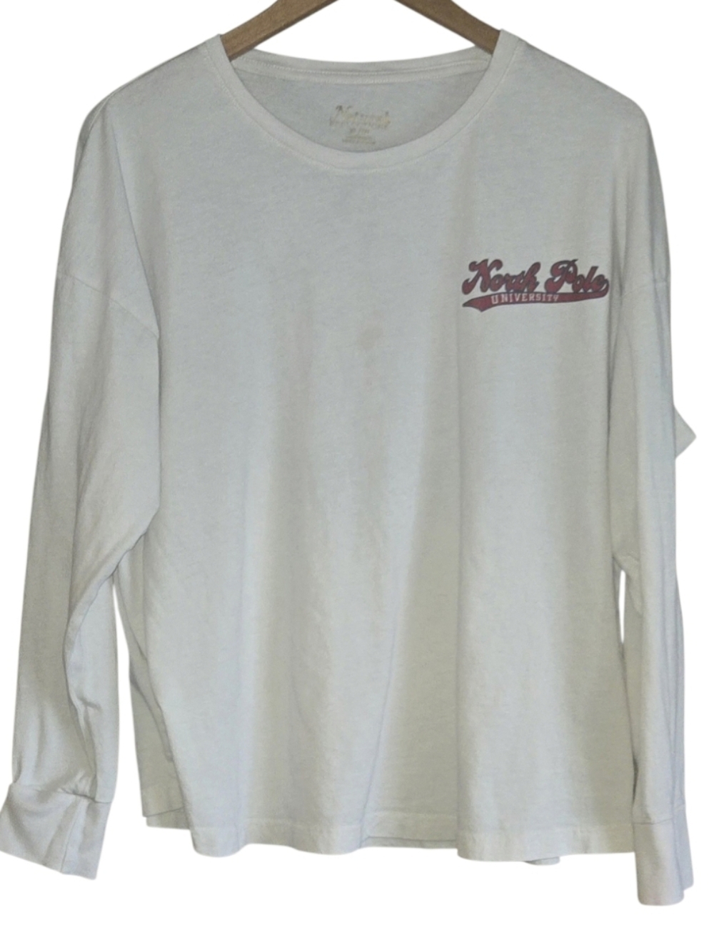 Natural Reflections North Pole University Christmas Long Sleeve Shirt - Picture 2 of 7